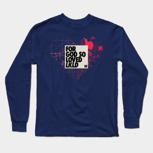 For God So Loved LKLD Map Color Long Sleeve T-Shirt